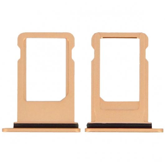 Avizar Substituição de Bandeja Nano SIM Rosa Dourada para Apple iPhone 8