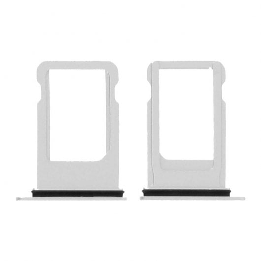 Avizar Ersatz-Silber-Nano-SIM-Fach für Apple iPhone 8