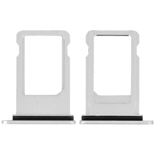 Avizar Bandeja de Substituição Nano SIM Prateada para Apple iPhone 8 Plus