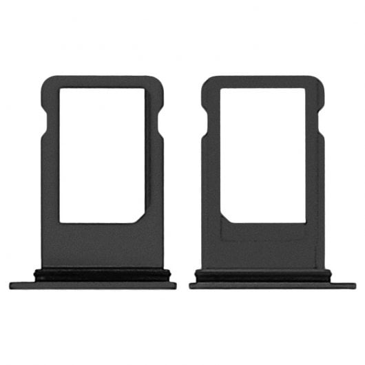 Clappio Bandeja Nano SIM Preta de Substituição para Apple iPhone 8 Plus