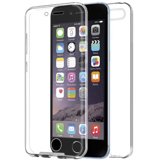 Capa de Silicone 3D Transparente para iPhone 6/6s