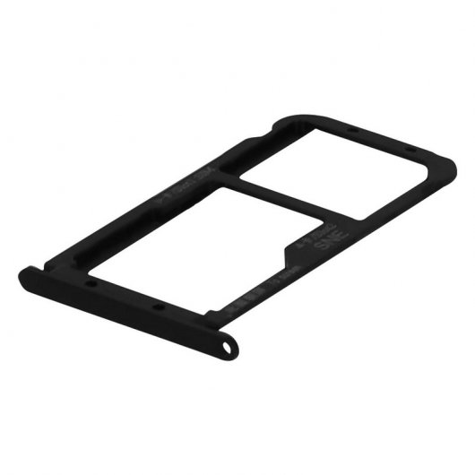Clappio Bandeja de Substituição para Cartão Nano SIM Preta para Huawei Mate 20 Lite