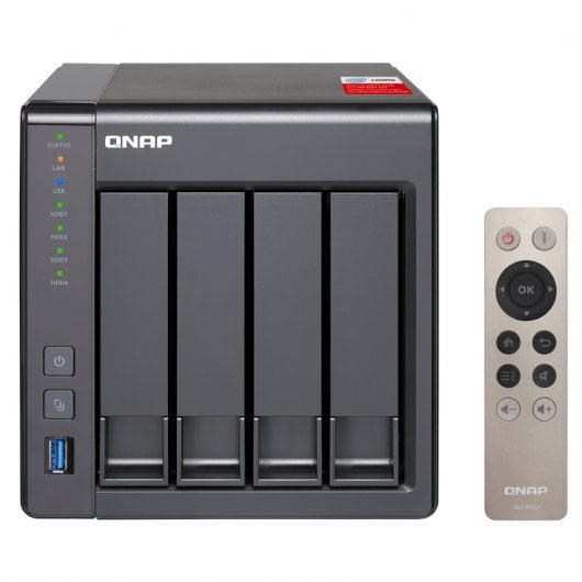 Pack Qnap TS-451+ 2GB NAS 4 HD + Toshiba N300 NAS 4TB 3.5" SATA3