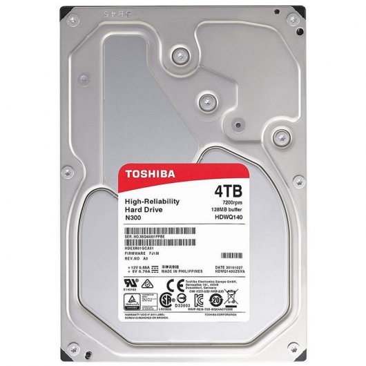 Pack Qnap TS-128A NAS + Toshiba N300 NAS 4TB 3.5" SATA3