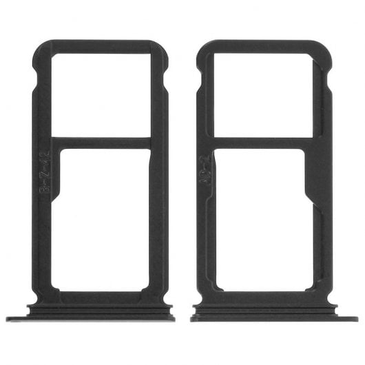 Avizar Repuesto Bandeja Tarjeta Nano SIM Negra para Huawei P10 Plus