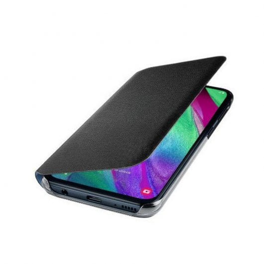 Samsung Wallet Funda Negra para Galaxy A40