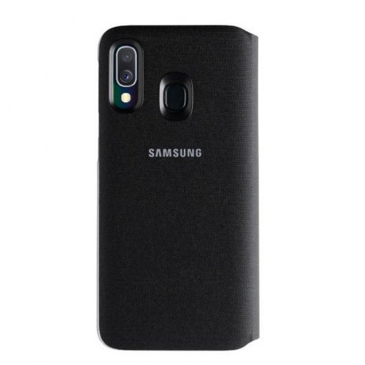 Samsung Wallet Funda Negra para Galaxy A40