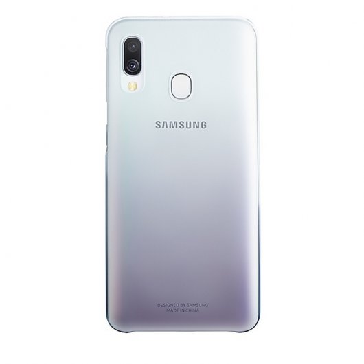 Samsung Gradation Funda Blanca/Negra para Galaxy A40