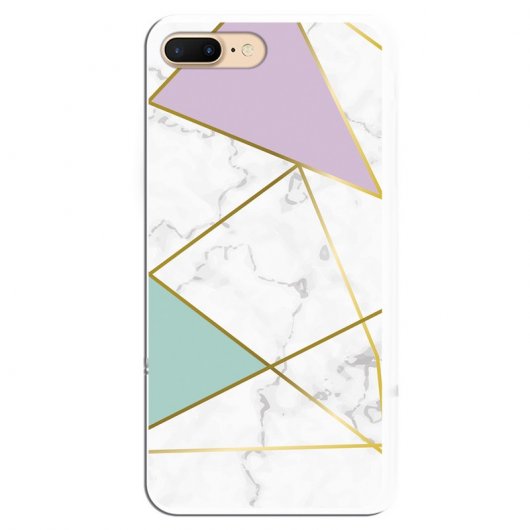 Be Unique Funda Gel Marmol para iPhone 7 Plus/8 Plus