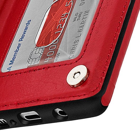 Capa Forcell Wallet Carteira Vermelha para Samsung Galaxy Note 9