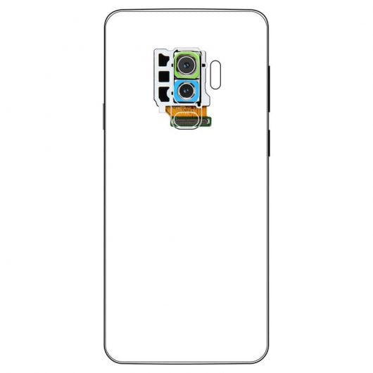 Caméra arrière de remplacement Clapio avec bande de connexion pour Samsung Galaxy S9 Plus