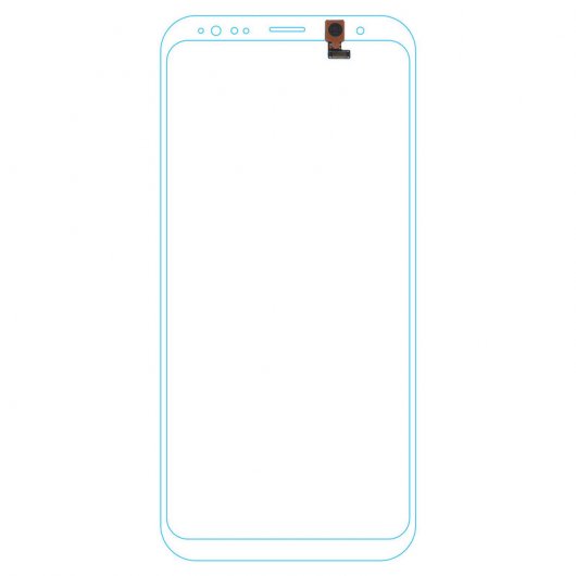 Clappio Ersatz-Frontkamera mit Verbindungsband für Samsung Galaxy S9 Plus