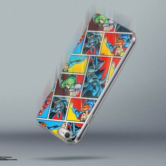 DC Comics Funda de Silicona Liga de la Justicia para iPhone 6/6S