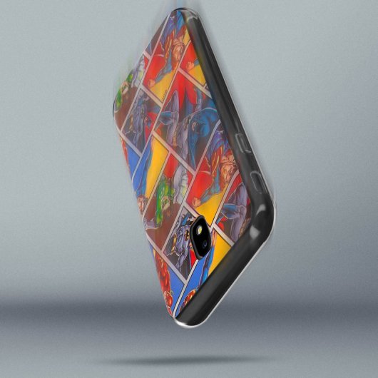 DC Comics Funda de Silicona Liga de la Justicia para Samsung Galaxy J5 2017