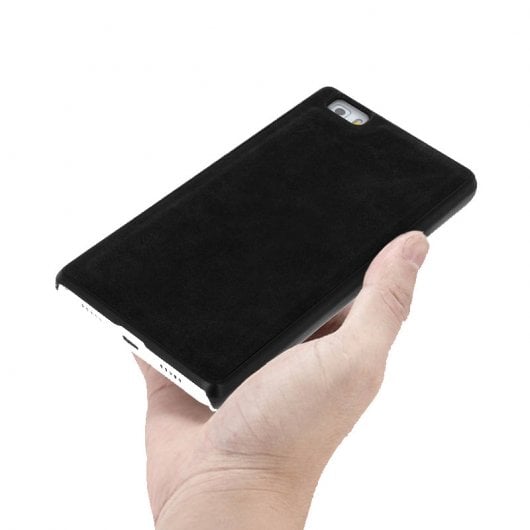 Forcell Funda Billetera Extraíble Negra para Huawei P8 Lite