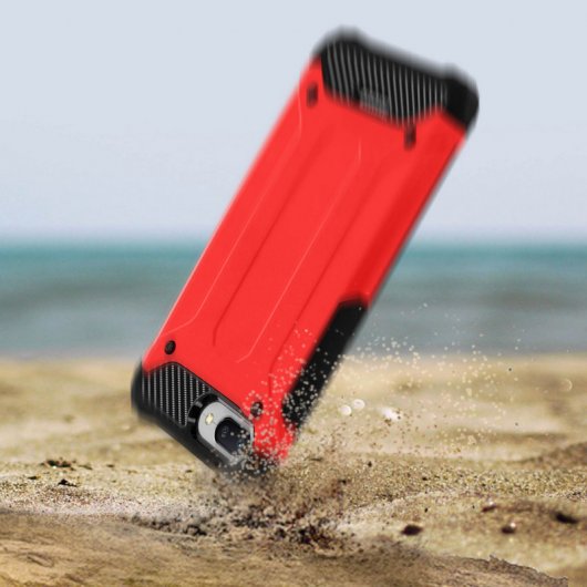  Avizar Defender II Funda Roja Antigolpes para Xiaomi Redmi 6/6A