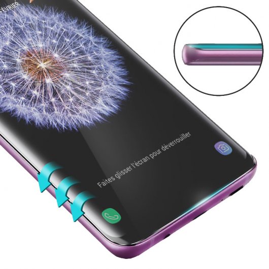Protecteur en latex flexible Forcell pour Samsung Galaxy S9 Plus