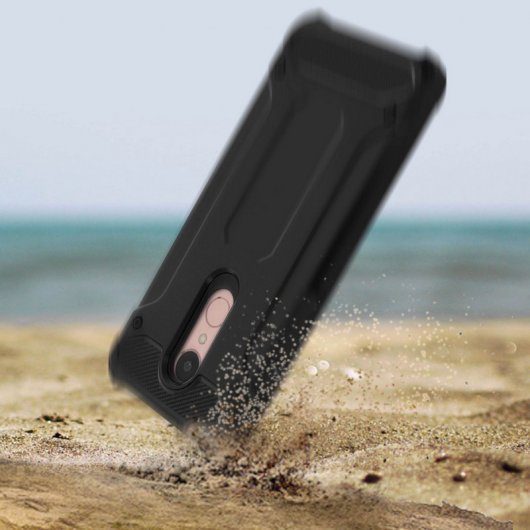 Avizar Defender II Funda Antigolpes Negra para Xiaomi Redmi 5 Plus