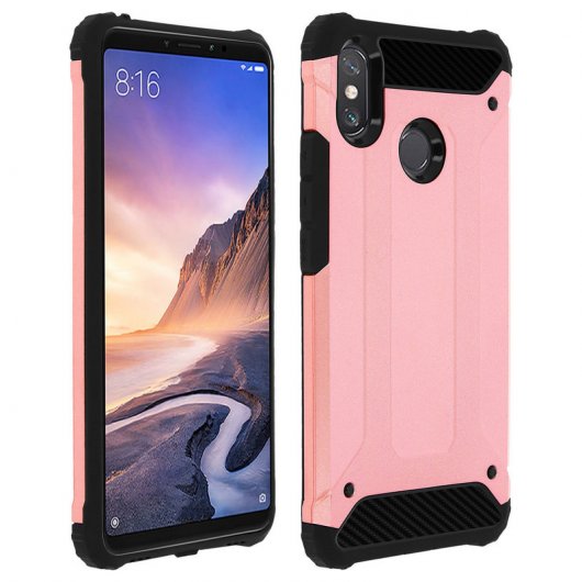 Avizar Defender II Capa Anti-Choque Rosa para Xiaomi Mi Max 3