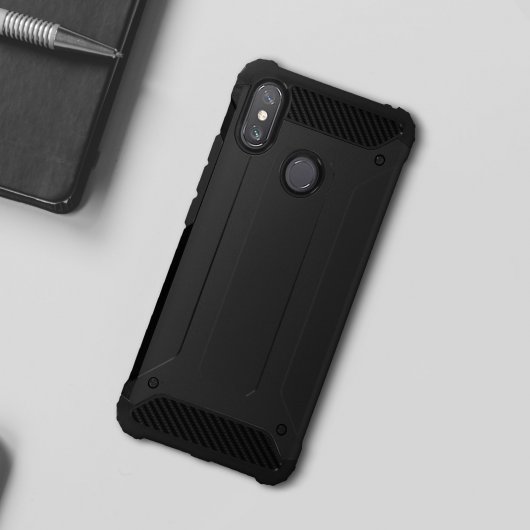 Avizar Defender II Capa Anti-Choque Preta para Xiaomi Mi Max 3
