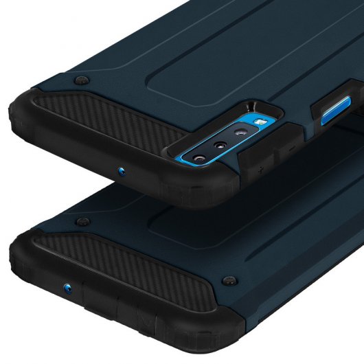 Avizar Defender II Capa Anti-Choque Azul para Samsung Galaxy A7 2018