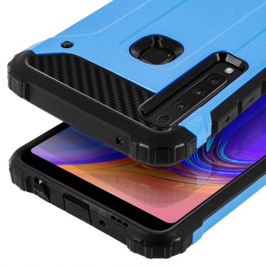 Avizar Defender II Capa Anti-Choque Azul Clara para Samsung Galaxy A9 2018