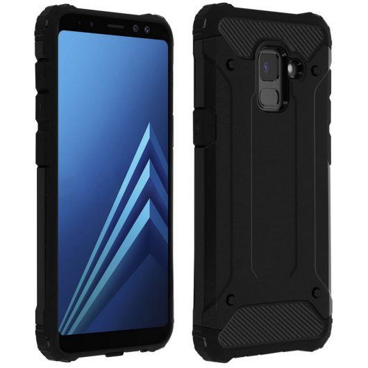 Avizar Defender II Funda Antigolpes Negra Samsung Galaxy A8