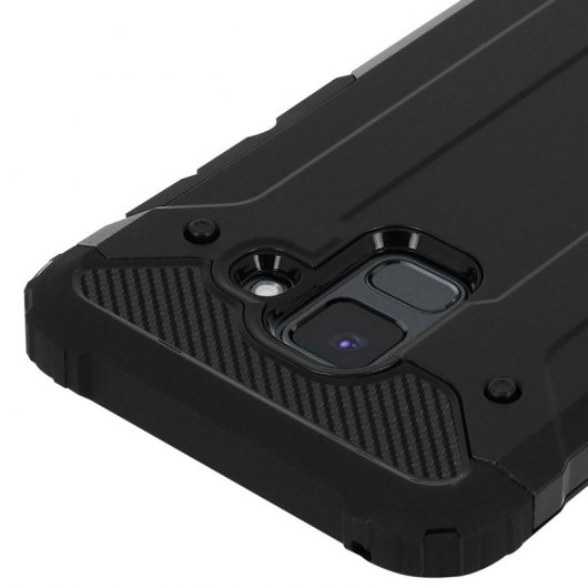 Avizar Defender II Funda Antigolpes Negra Samsung Galaxy A8