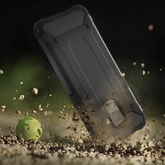 Avizar Defender II Funda Antigolpes Negra Samsung Galaxy A8