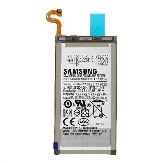 Batteria originale Samsung EB-BG960ABE 3000 mAh per Samsung Galaxy S9
