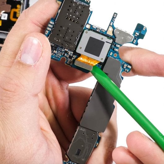 Caméra arrière de remplacement Clapio avec bande de connexion pour Samsung Galaxy S9