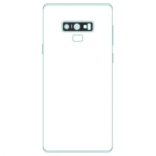 Avizar schwarze Schutzlinse für die Rückkamera für Samsung Galaxy Note 9