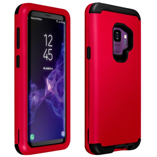 Avizar Funda Bumper Roja para Samsung Galaxy S9