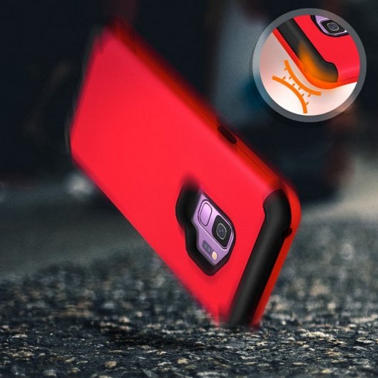Avizar Funda Bumper Roja para Samsung Galaxy S9