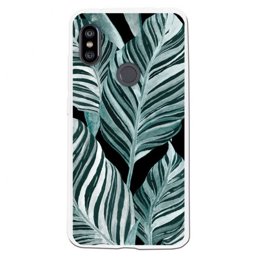 Be Unique Funda Gel Helechos para  Xiaomi Redmi Note 6 Pro