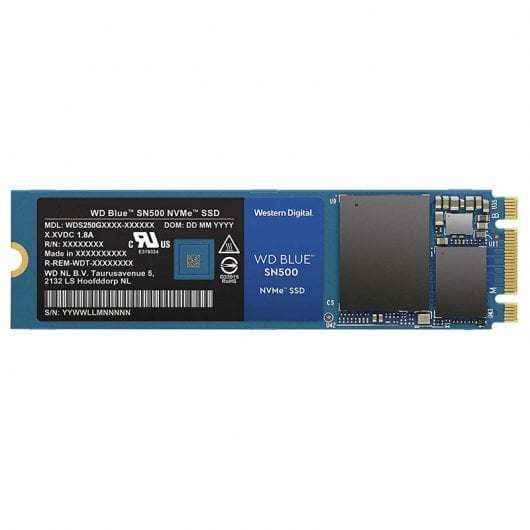 WD Blue SN500 SSD 500GB NVMe M.2 PCI-e 3.0