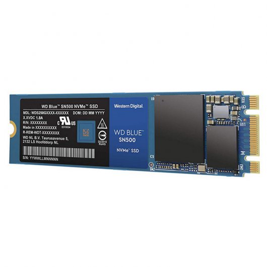 WD Blue SN500 SSD 500GB NVMe M.2 PCI-e 3.0