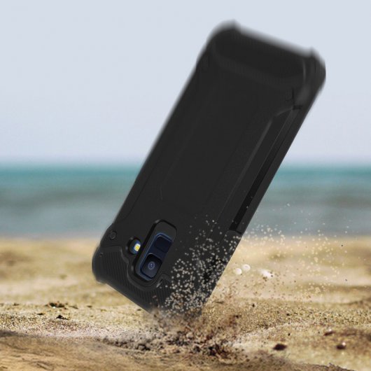 Avizar Defender II Capa Anti-Choque Preta para Samsung Galaxy A6