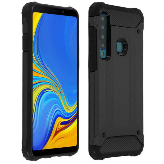 Avizar Defender II Funda Antigolpes Negra para Samsung Galaxy A9 2018