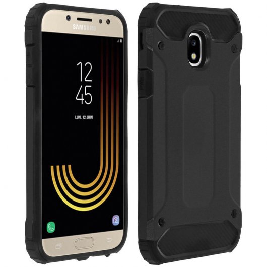 Avizar Defender II Funda Antigolpes Negra para Samsung Galaxy J7 2017