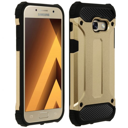 Avizar Defender II Funda Antigolpes Dorada para Samsung Galaxy A5 2017