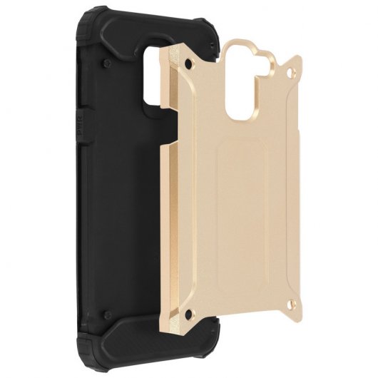 Avizar Defender II Funda Antigolpes Dorada para Samsung Galaxy J6
