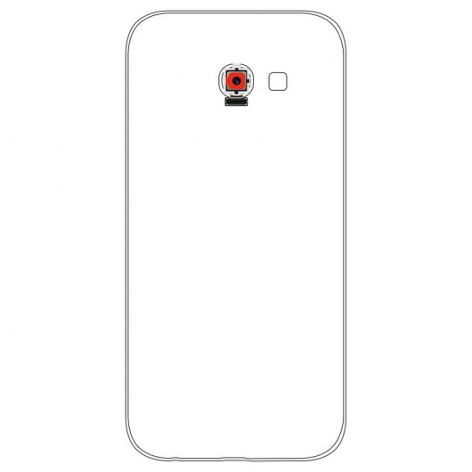 Clappio Ersatz-Rückkamera mit Verbindungsband für Samsung Galaxy A5 2017