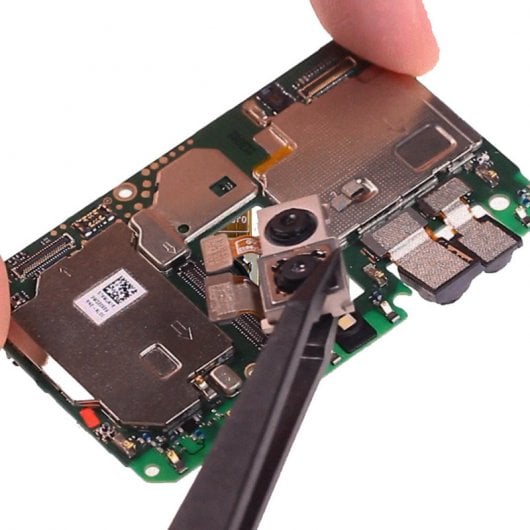 Clappio Ersatz-Rückkamera mit Verbindungsband für Huawei P10 Lite