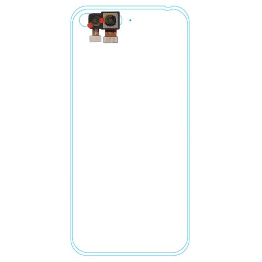 Caméra arrière de remplacement Clapio avec bande de connexion pour Huawei Y6 2018