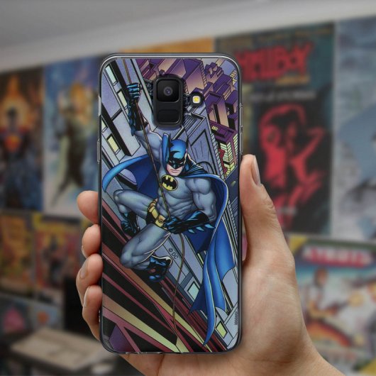 DC Comics Funda de Silicona Batman para Samsung Galaxy A6 Plus