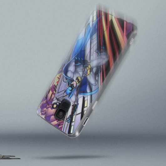 DC Comics Funda de Silicona Batman para Samsung Galaxy A6 Plus