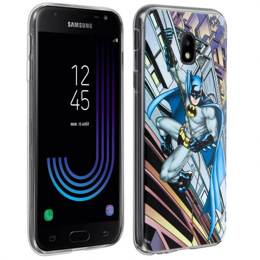 DC Comics Funda de Silicona Batman para Samsung Galaxy J3 2017