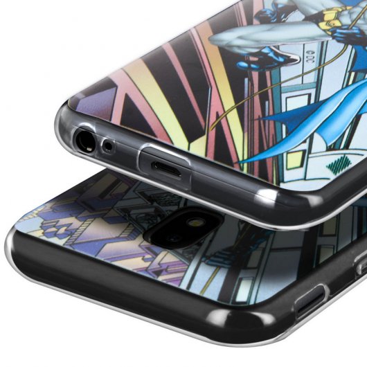 DC Comics Funda de Silicona Batman para Samsung Galaxy J3 2017