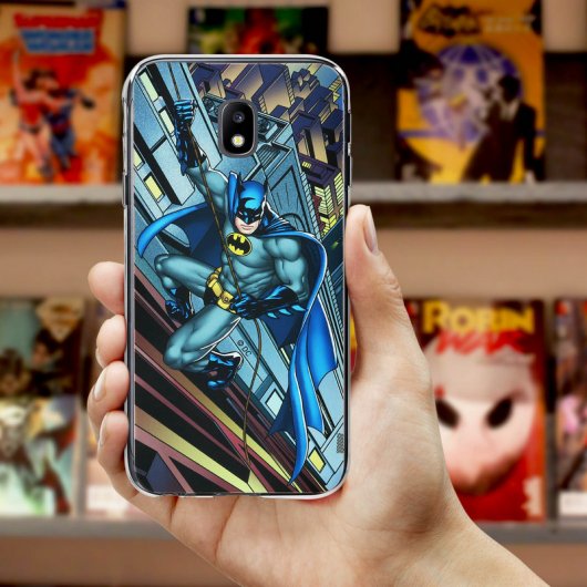 DC Comics Funda de Silicona Batman para Samsung Galaxy J3 2017